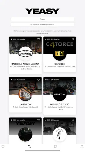 Yeasy: para clientes screenshot
