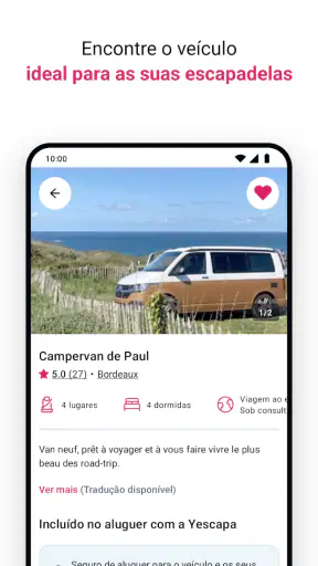 Yescapa screenshot