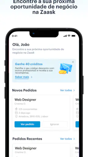 Zaask para Profissionais screenshot