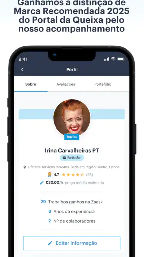 Zaask para Profissionais screenshot