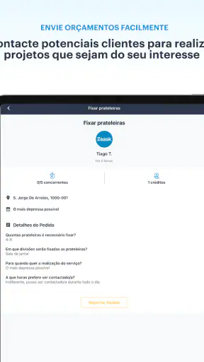 Zaask para Profissionais screenshot