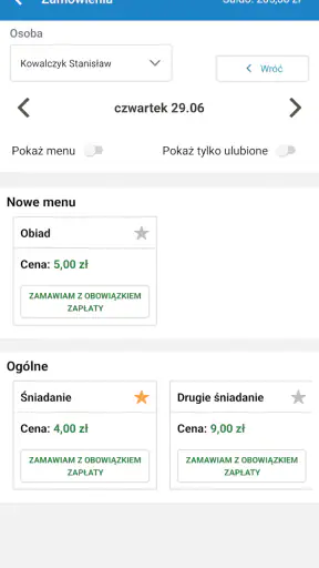 zamowposilek.pl screenshot