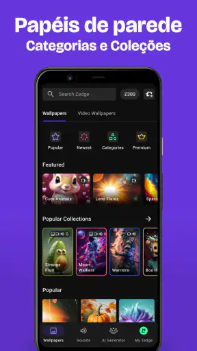 Zedge™ Papéis de Parede screenshot