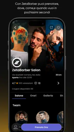 ZetaBarber screenshot