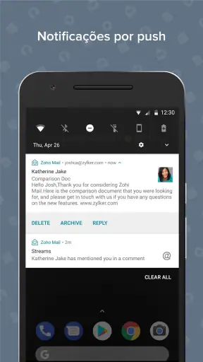 Zoho Mail - Email and Calendar screenshot