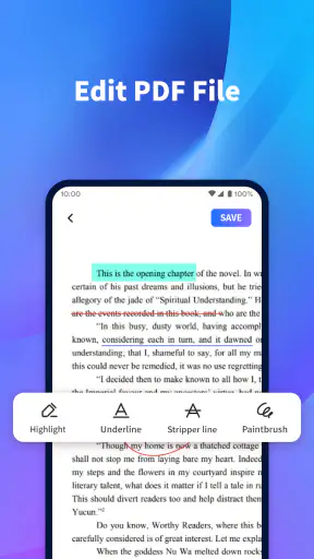 Zona de leitura de PDF screenshot