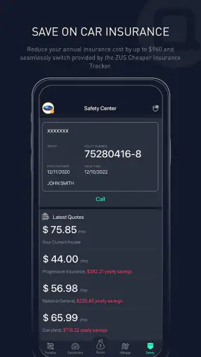 ZUS - Save Car Expenses screenshot