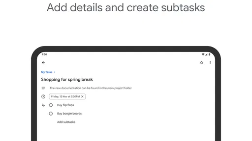 Google ToDo リスト screenshot