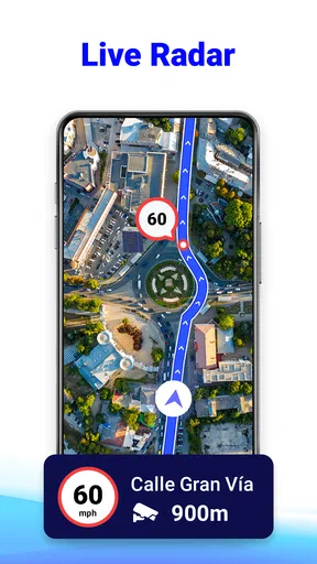 GPS 경로 플래너: 레이더 지도 screenshot
