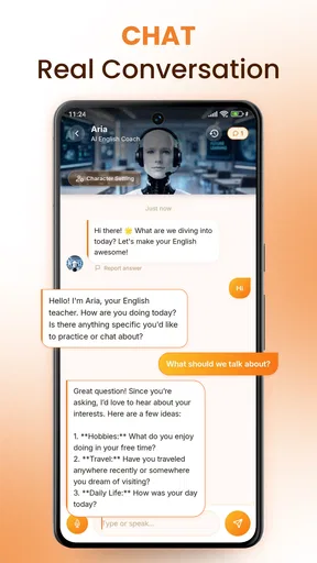 Linguza: مدرس إنجليزي AI screenshot