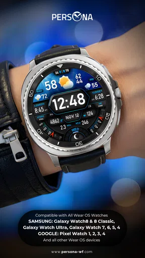 PER17 Digital Watch Face screenshot