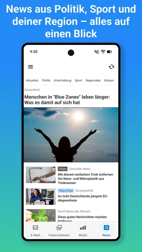 GMX - Mail, Cloud & News screenshot