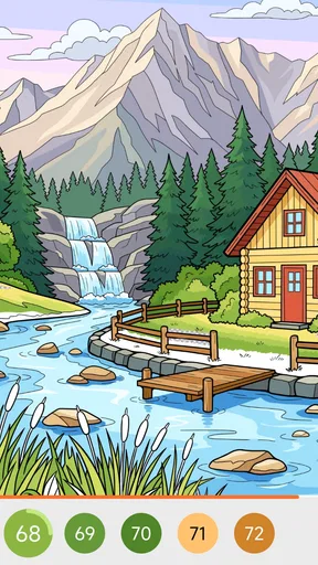 HueNook: Happy Coloring screenshot