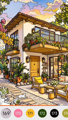 HueNook: Happy Coloring screenshot