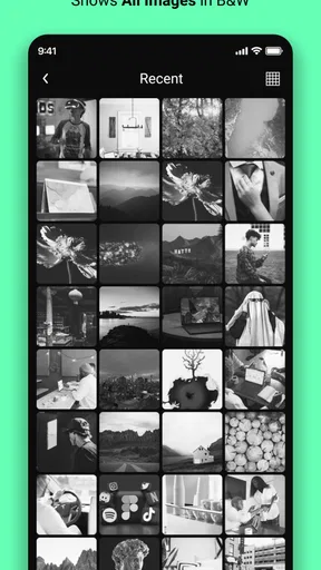 Ansal - Retro B&W 90s Filter screenshot