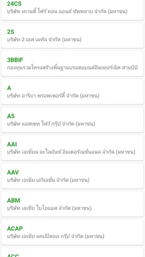 ข้อมูลหุ้นไทย - DooStock screenshot