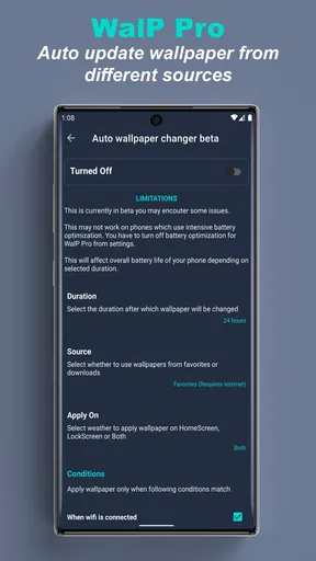 WalP Pro - Stock HD Wallpapers screenshot