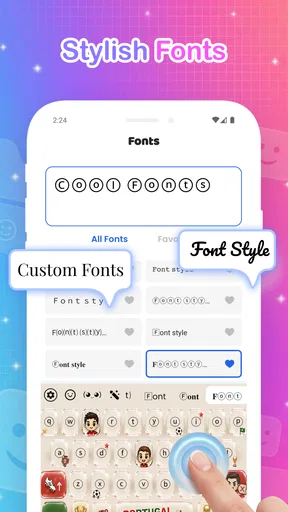 Stylera Keyboard: Cool Themes screenshot