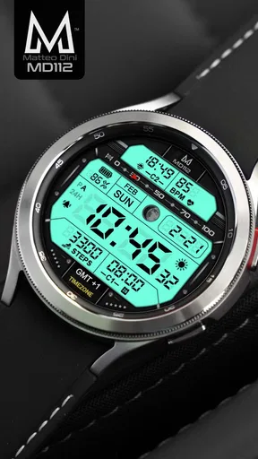 MD112 Digital watch face screenshot