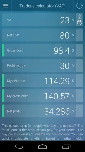 Percentage Calculator screenshot
