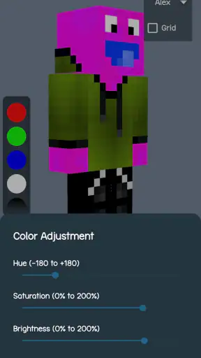 3D Skin Editor for Minecraft screenshot