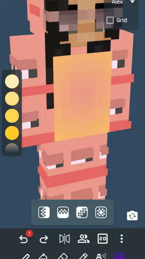 3D Skin Editor for Minecraft screenshot