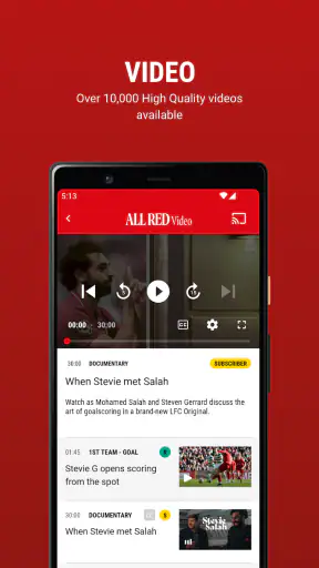 ALL RED Video Official App screenshot