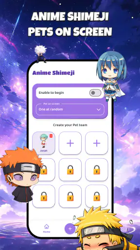 Anime Shimeji Pets On Screen screenshot