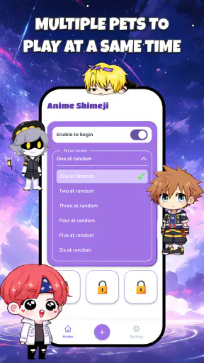 Anime Shimeji Pets On Screen screenshot