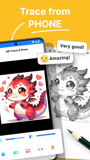 AR Draw Sketch - Trace Anime screenshot