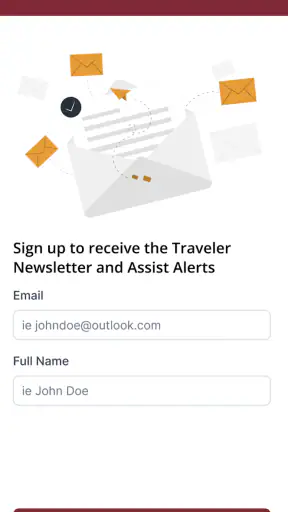 Assist America Travel App screenshot