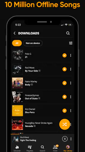 Audiomack: ดาวน์โหลดเพลง screenshot