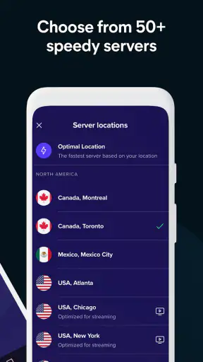 Avast SecureLine VPN พร็อกซี screenshot