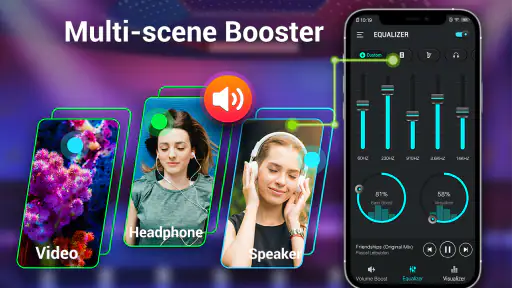 Bass Booster & อีควอไลเซอร์ screenshot