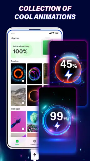Battery Charging Animation 4D screenshot