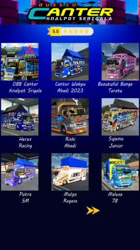 Bussid Canter Knalpot Srigala screenshot