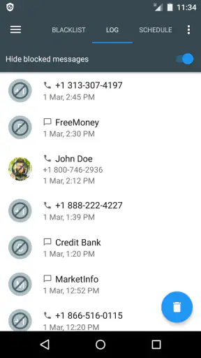 Calls Blacklist PRO - Blocker screenshot