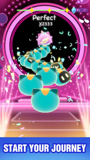 Cat Hop - เกมดนตรี screenshot
