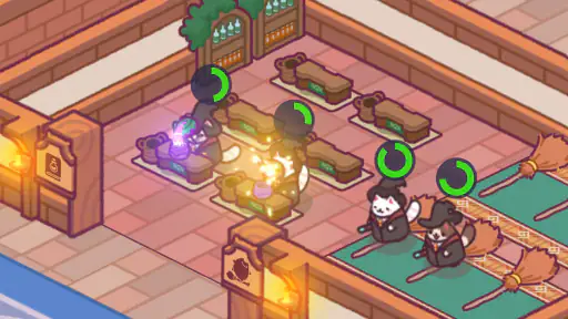 Cat Magic School : Cute Tycoon screenshot