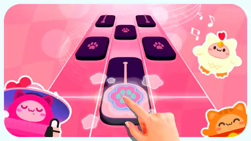 Cat Cute Tiles - เกมดนตรี screenshot