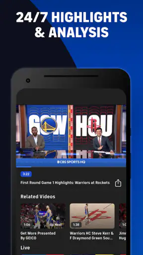 CBS Sports App: Scores & News screenshot