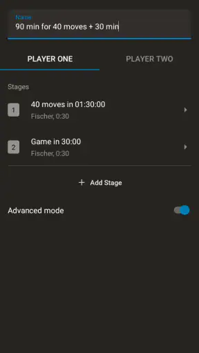 Chess Clock screenshot