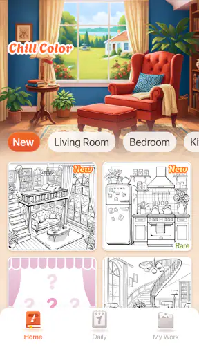 Chill Color - Paint by Number screenshot