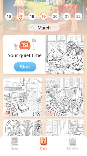 Chill Color - Paint by Number screenshot