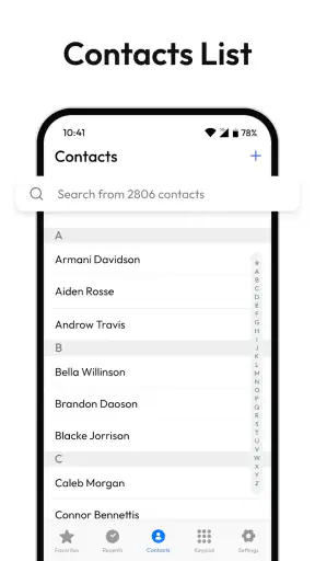 Contacts: Phone Calls & Dialer screenshot
