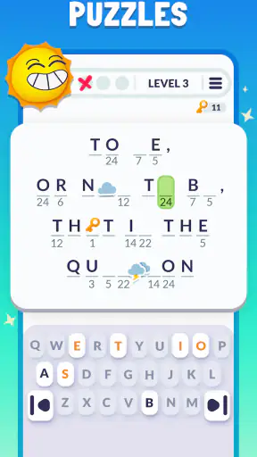 Cryptogram: Logic Puzzle Game screenshot