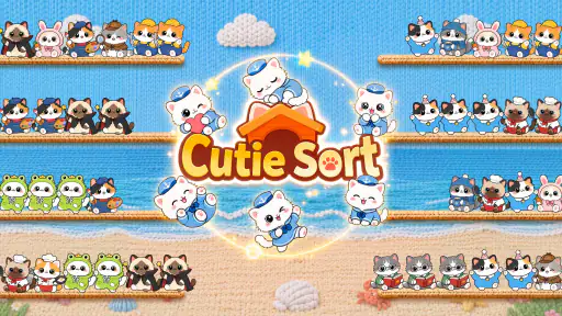 Cutie Sort: เกมจัดเรียงแมว screenshot