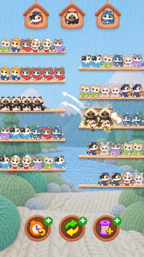 Cutie Sort: เกมจัดเรียงแมว screenshot