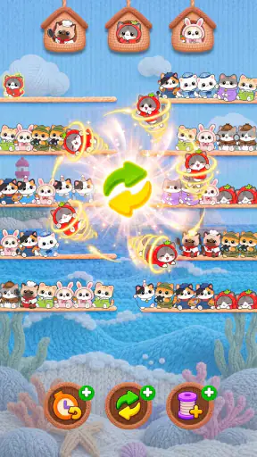 Cutie Sort: เกมจัดเรียงแมว screenshot