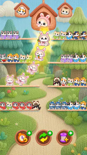 Cutie Sort: เกมจัดเรียงแมว screenshot